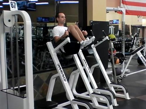 Knee Raises Dip Machine Image