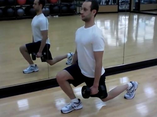 Lunges (Dumbbell) Image