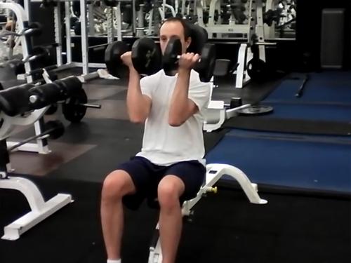 Arnold Presses (Dumbbell) Image