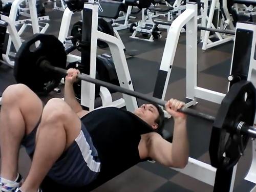 Bench Press Barbell Image