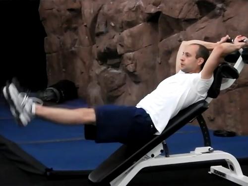 Incline Leg Raises (Calisthenics) Image