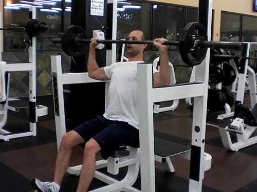 Military Press (Barbell) Image