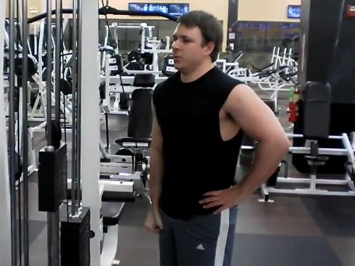 One-Arm Push-Downs (Cable) Image