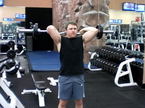 Overhead Extensions (Barbell) Image