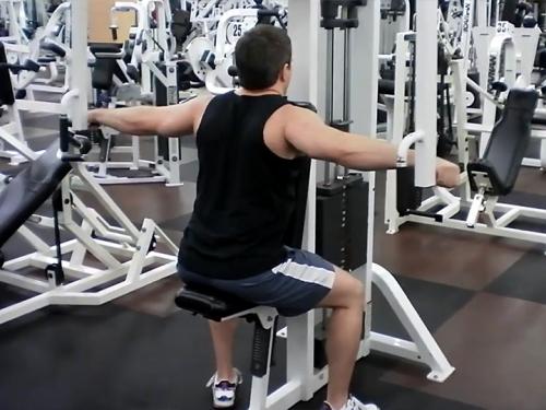 Rear Deltoid Laterals (Pec Deck) Image