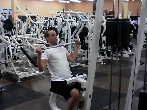 Wide-Grip Pull-Downs (Machine) Image